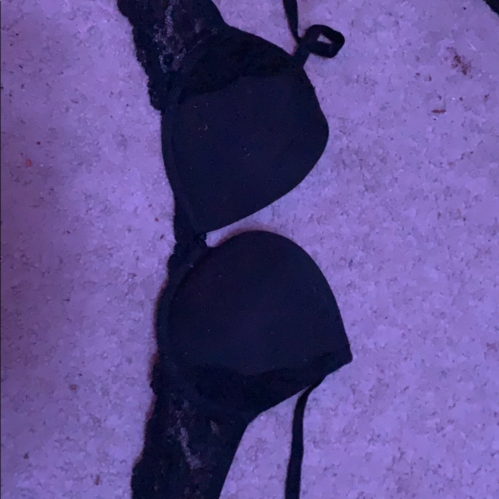 Black lace bra from Victoria’s Secret